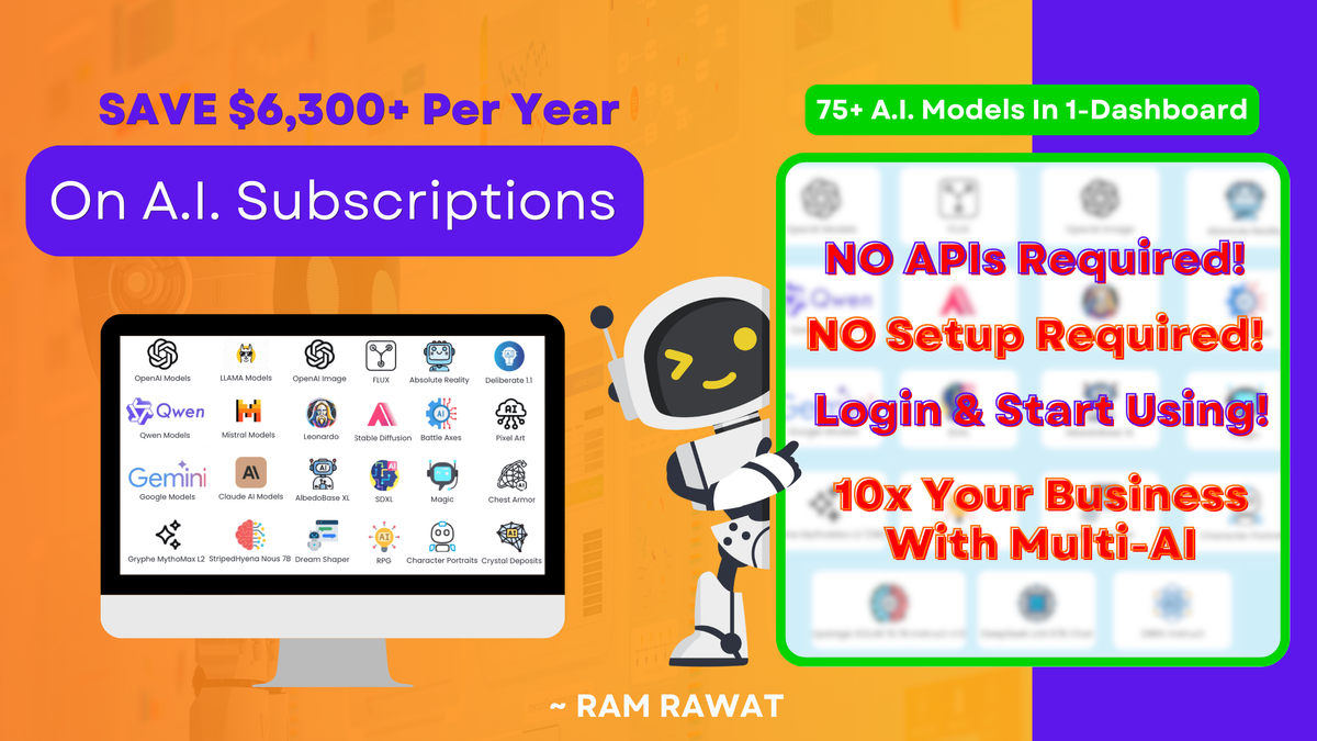 😱 No API Fees? Just Log In and Start with 75+ AIs! Here’s How…