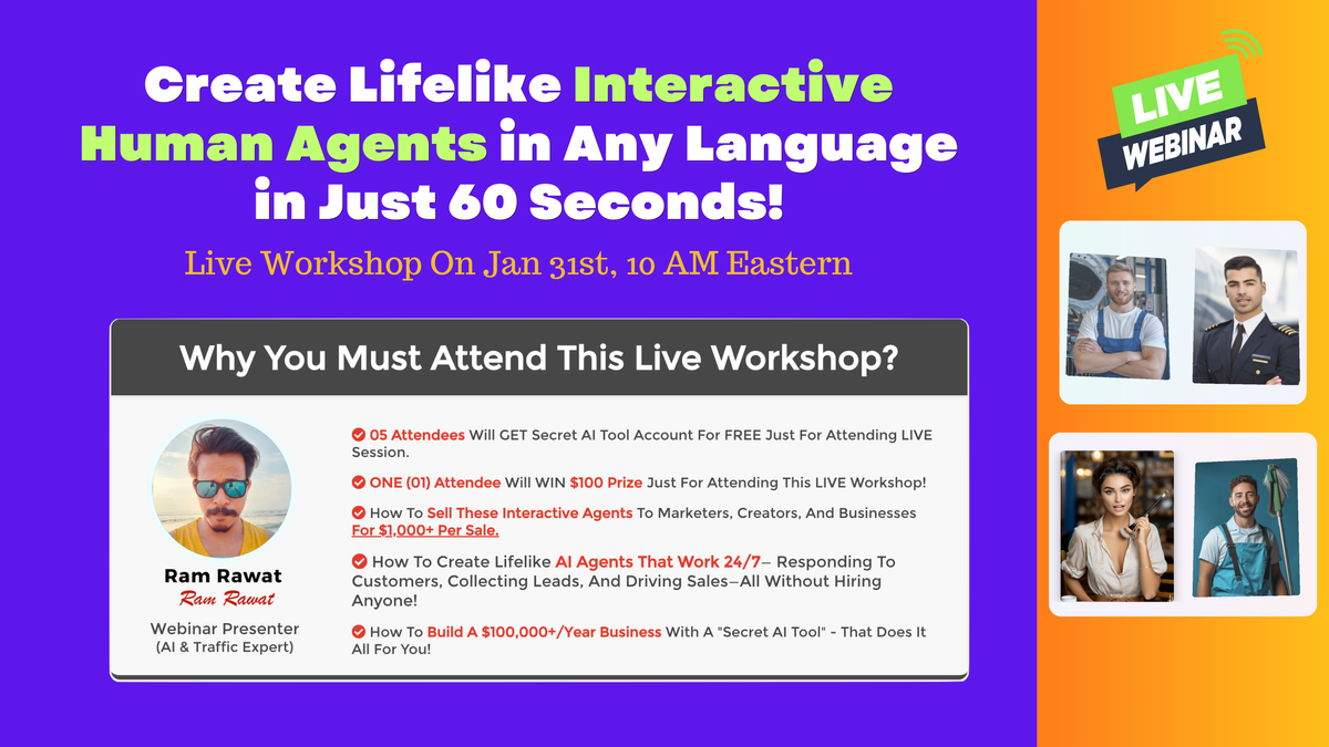 📢 Exclusive Invite: AI Agents & 100k Business Workshop!