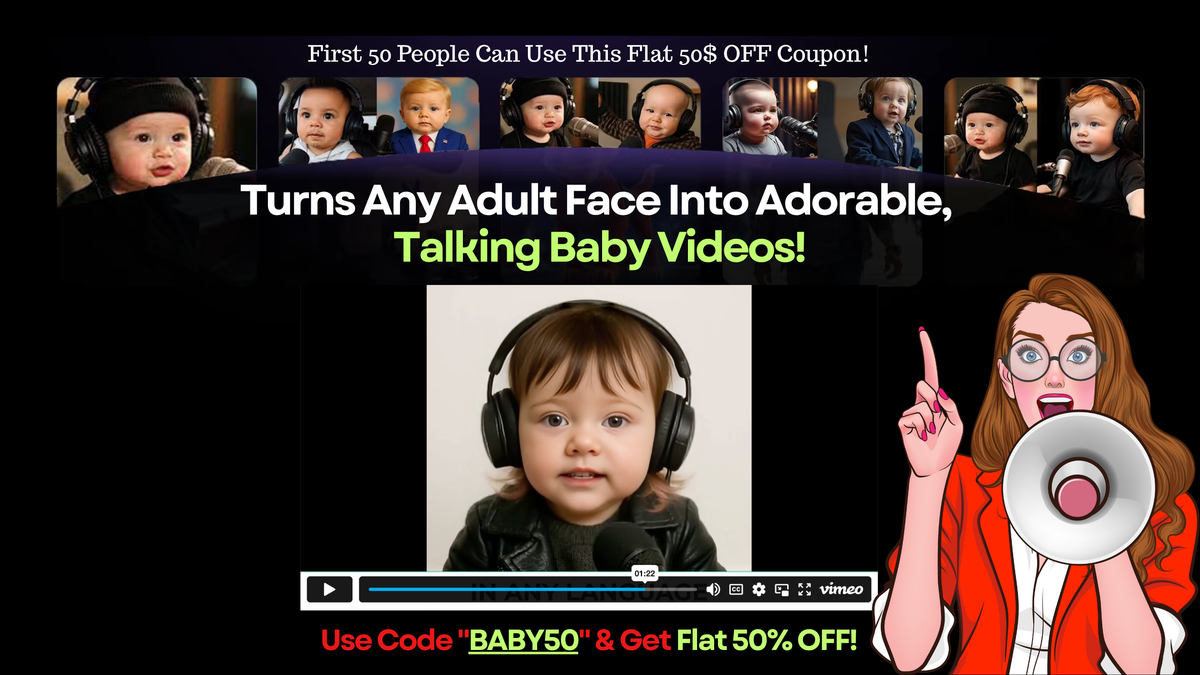 (First 50) 🚨 Turn Yourself Into A Baby & Go VIRAL — Flat 50% OFF!