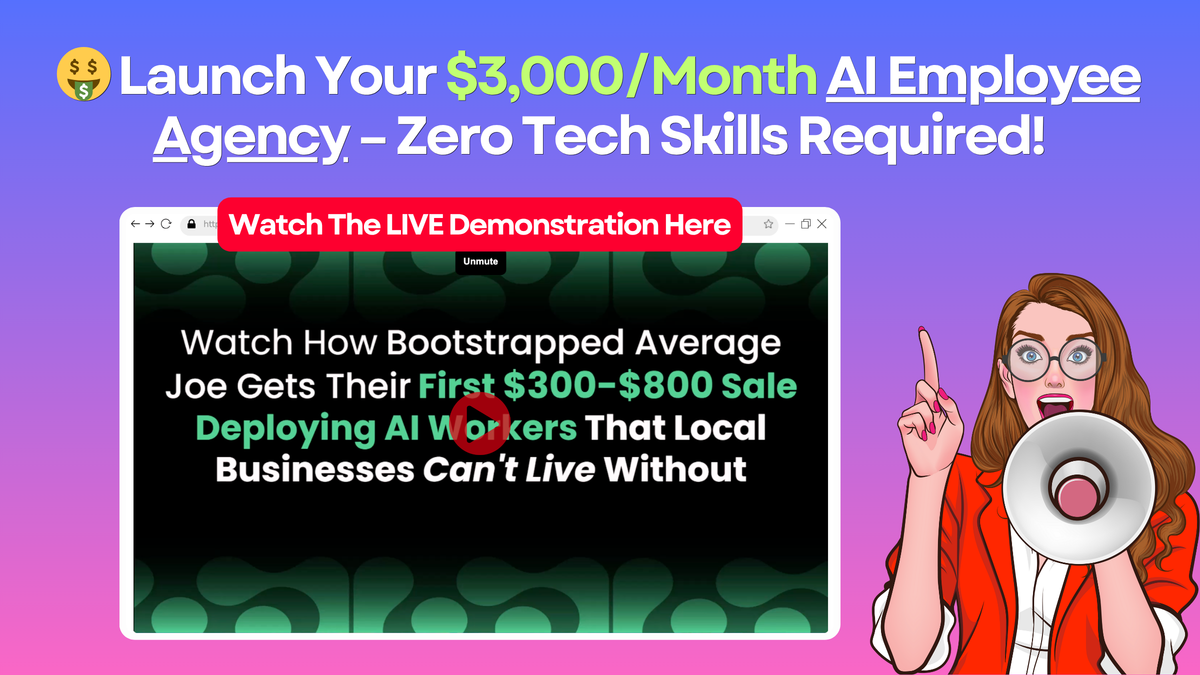 π€ Launch Your $3,000/Month AI Employee Agency β Zero Tech Skills Required!