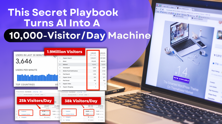 💡 This Secret Playbook Turns AI Into A 10,000-Visitor/Day Machine!