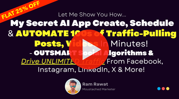 (FLAT 25%) ✅ My AI App + Fail-Proof Social Media Strategy!