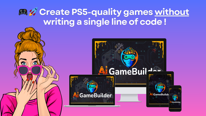 🎮🚀 Create PS5-quality games without writing a single line of code