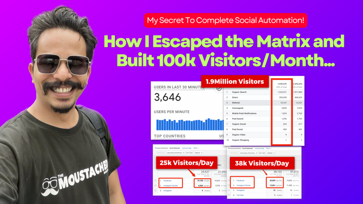 (READ STORY) đ How I Escaped the Matrix and Built 100k Visitors/Month...