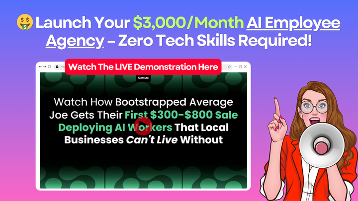 🤑 Launch Your $3,000/Month AI Employee Agency – Zero Tech Skills Required!