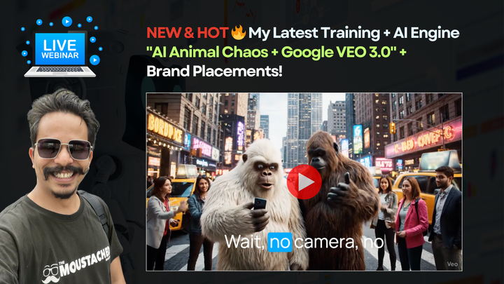 ▶️ Watch the Teaser: How I Create Viral AI Animal Chaos Videos..