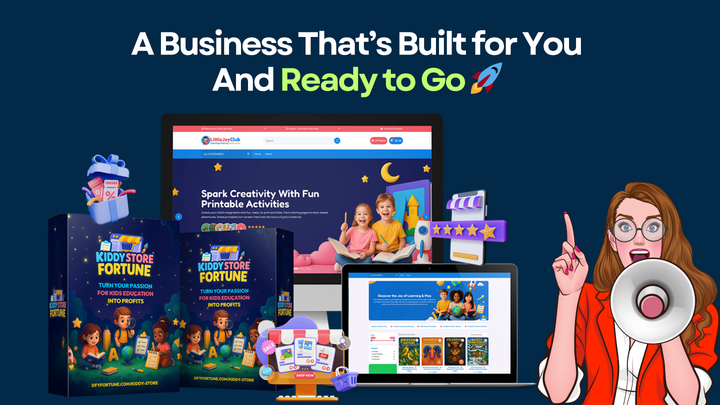 🚀 Launch Your Dream Kids’ Store (Without Ever Designing a Single Page)