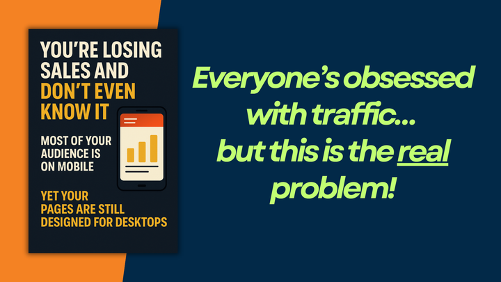 🔰 Everyone’s obsessed with traffic… but this is the real problem