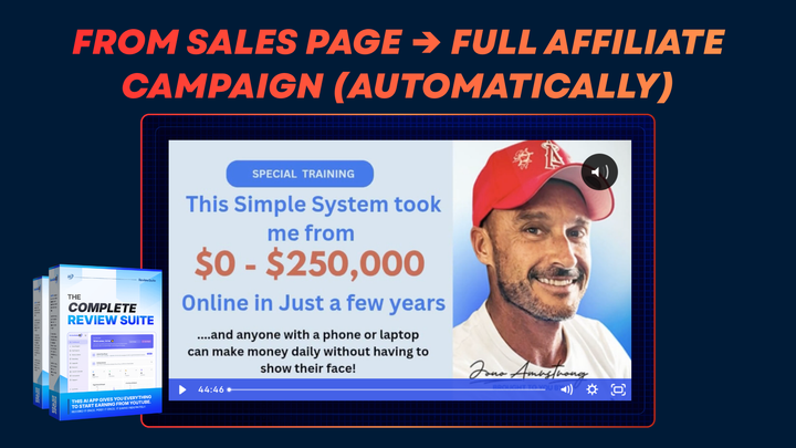 From Sales Page → Full Affiliate Campaign (Automatically)
